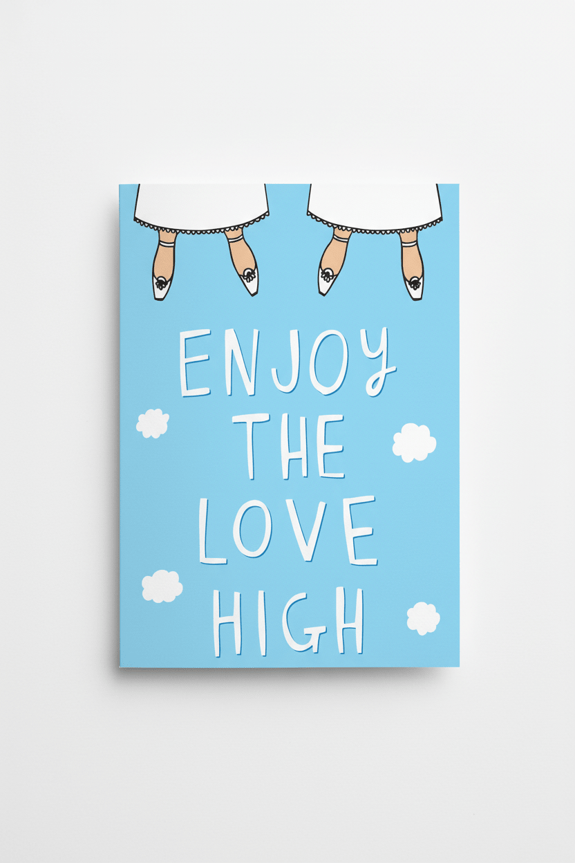 Able and GameAble & Game “Enjoy the Love High - Girls” Greeting Card same day gift delivery melbourne