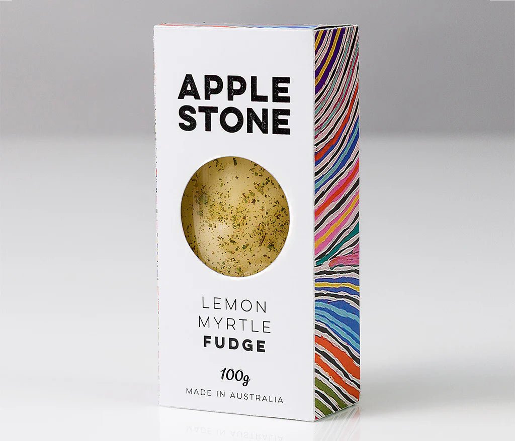 Alperstein DesignsAlperstein Designs Applestone Lemon Myrtle Fudge 100g same day gift delivery melbourne