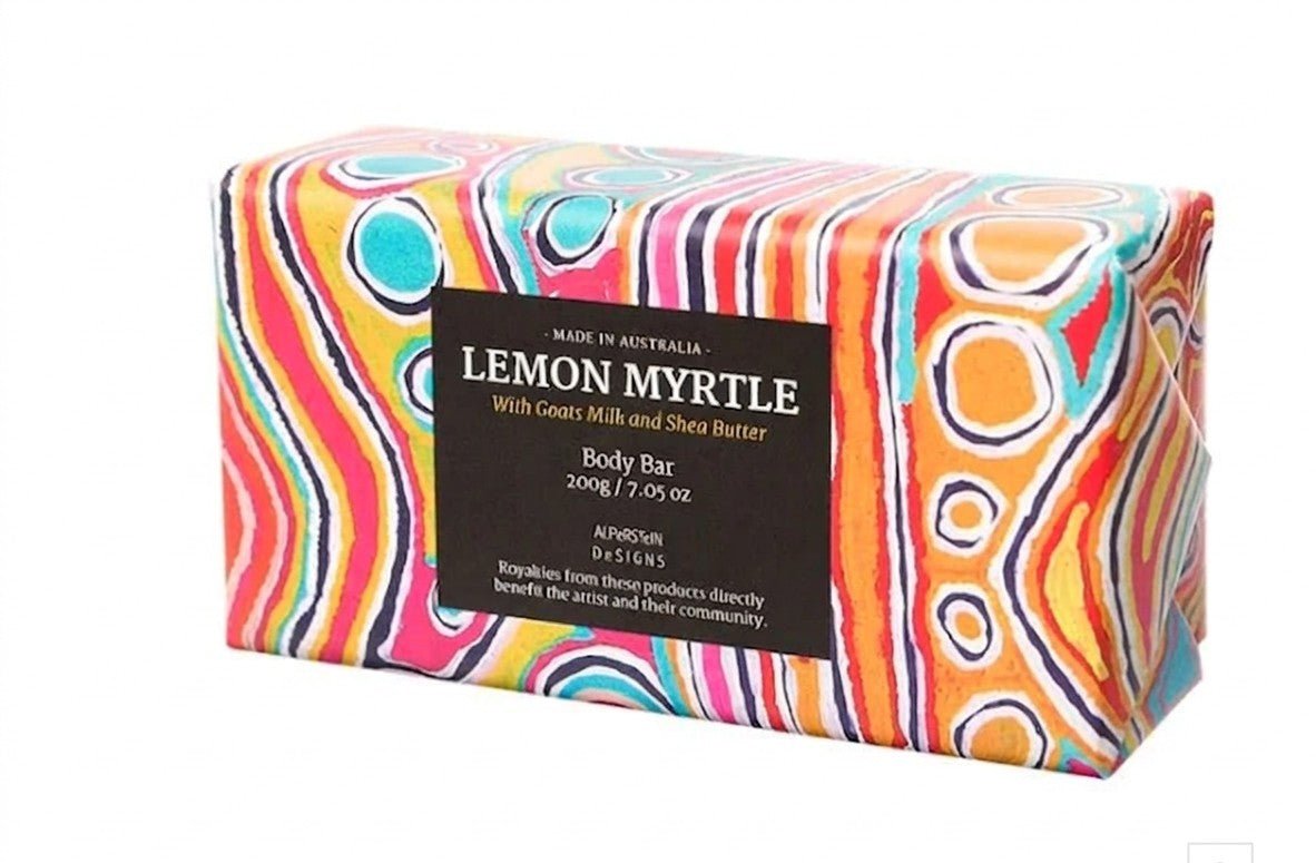 Alperstein DesignsAlperstein Designs Judy Watson Lemon Myrtle Soap same day gift delivery melbourne
