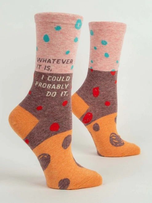 Blue Q Whatever It Is Women's Crew Socks