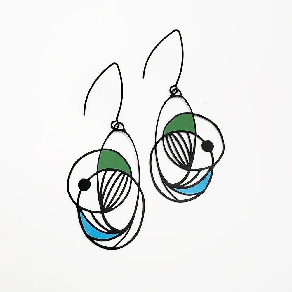 Denz + coDENZ Art School Drop Out Earrings in Cool same day gift delivery melbourne