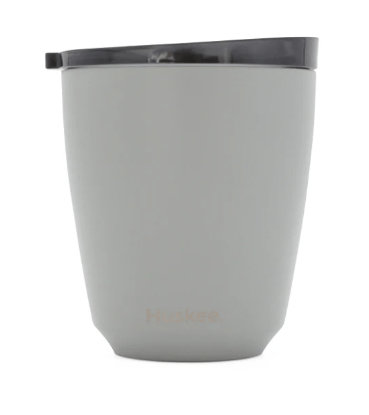 HuskeeHuskee Reusable Stainless Steel Coffee Cup (Ceramic lined) with Stopper Lid 8 Oz or 12 Oz same day gift delivery melbourne