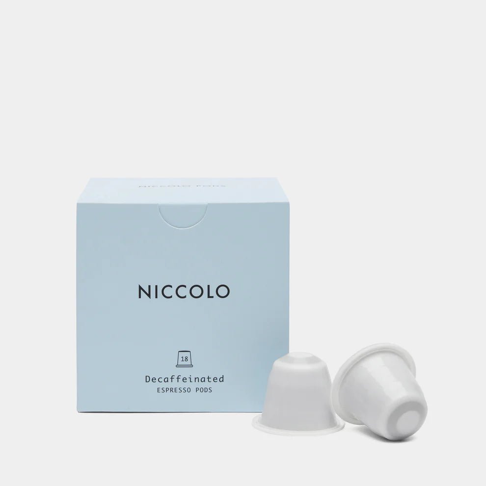 Niccolo CoffeeNiccolo Swiss Water Decaf Espresso Pods - 18 Pack same day gift delivery melbourne