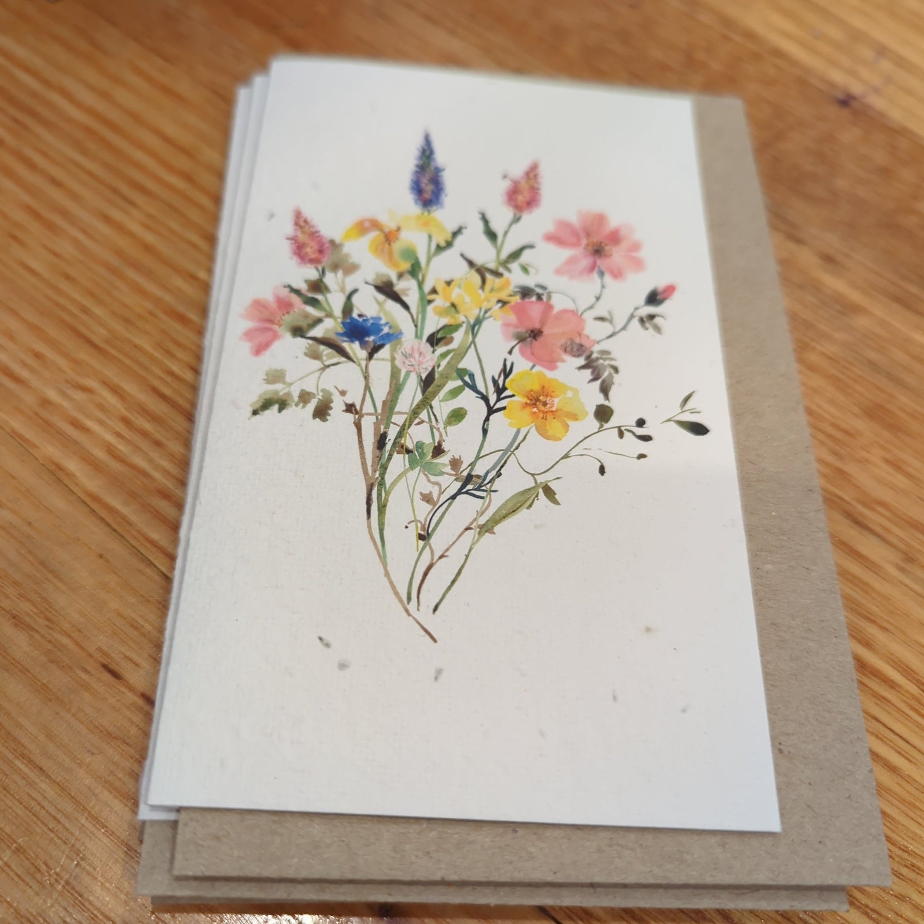 Flower Seed Card (Daisy, Alyssum, Ageratum & Chamomile)