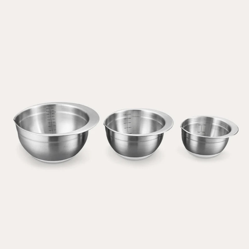 Seed and Sprout CoSeed & Sprout Stainless Steel Easy Pour Mixing Bowl Set same day gift delivery melbourne