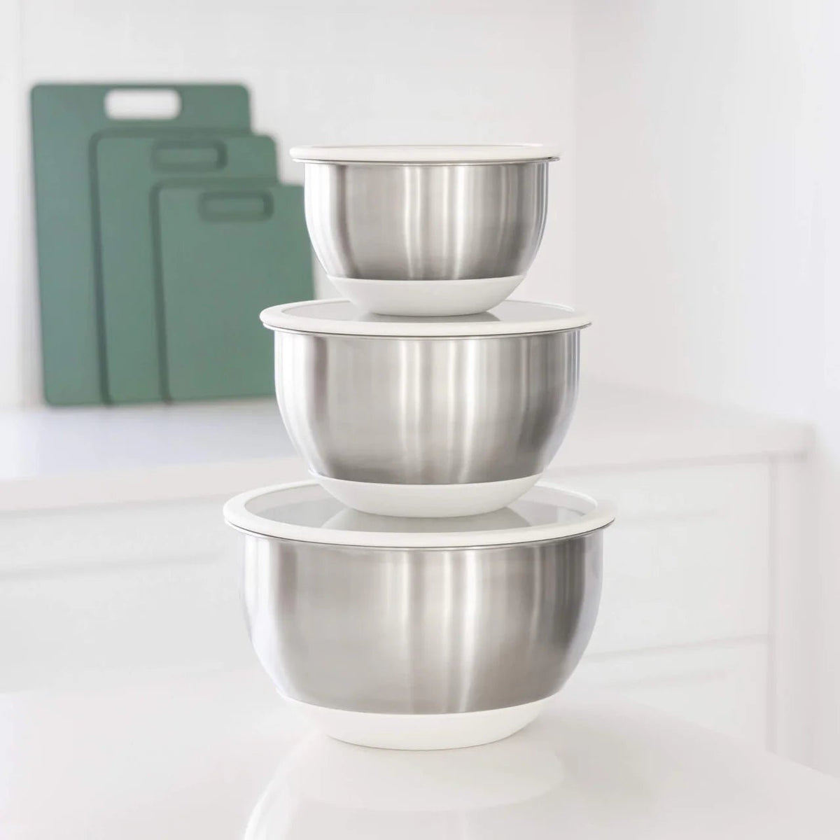 Seed and Sprout CoSeed & Sprout Stainless Steel Mixing Bowls | 3pk same day gift delivery melbourne