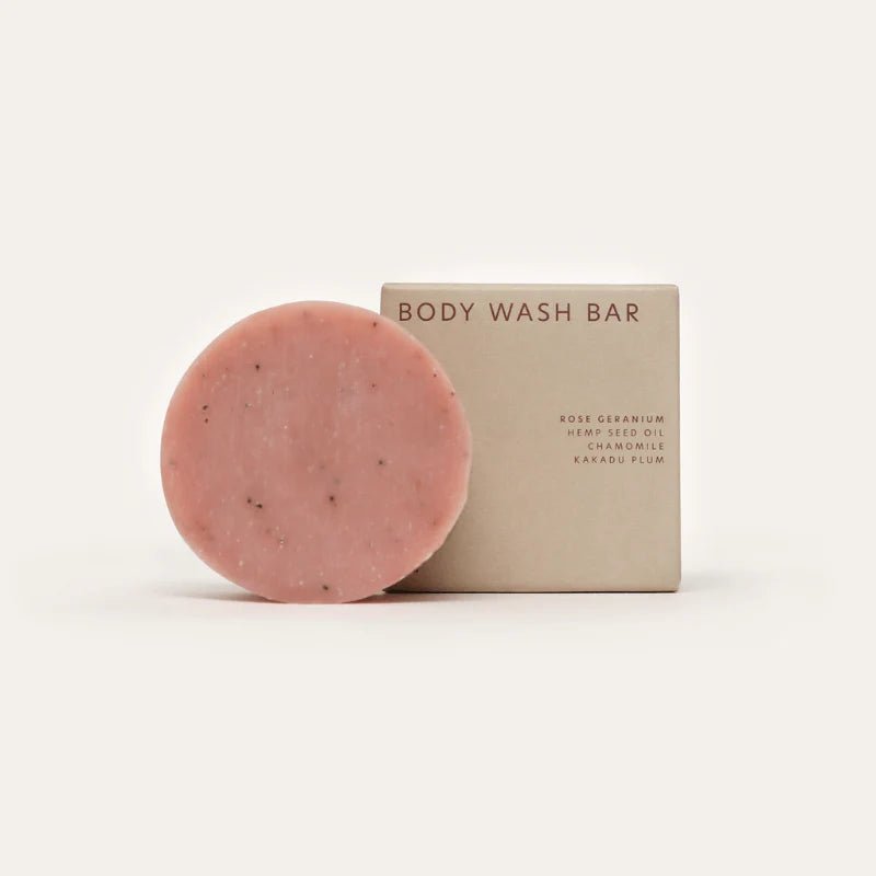 Seed & Sprout Natural Body Wash Bar in Rose Geranium.