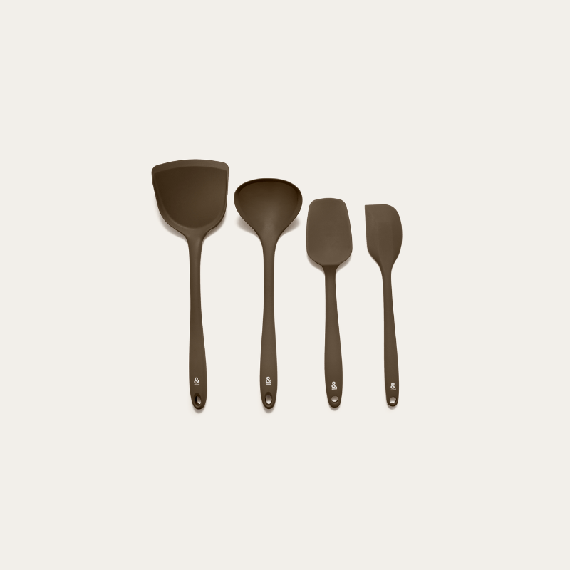 Seed & SproutSeed and Sprout Premium Silicone Kitchen Utensil Set for Non - Stick Cookware, Heat - Resistant, Durable same day gift delivery melbourne