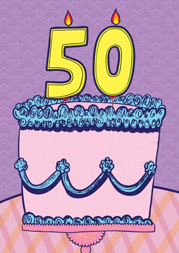 Able and Game 50 Number Cake