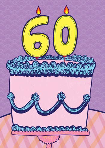 Able and Game 60 Number Cake