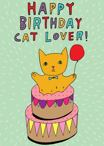 Able and Game Happy birthday cat lover