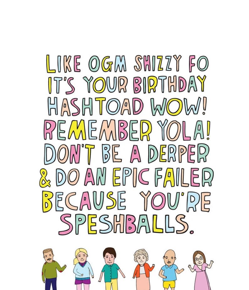 Able and GameAble and Game Like OGM Shizzy Fo It's Your Birthday #same day gift delivery melbourne#