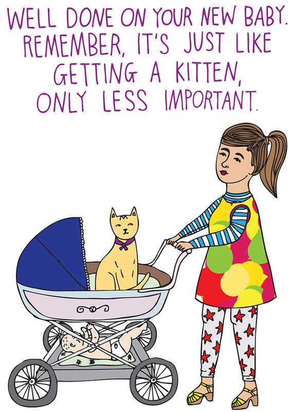 Able and Game Well done on your new baby. Remember it's just like getting a kitten, only less important