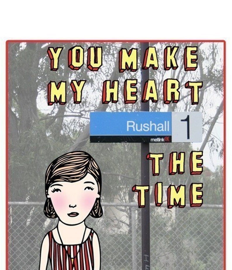 Able and Game You Make My Heart Rushall The Time #same day gift delivery melbourne#
