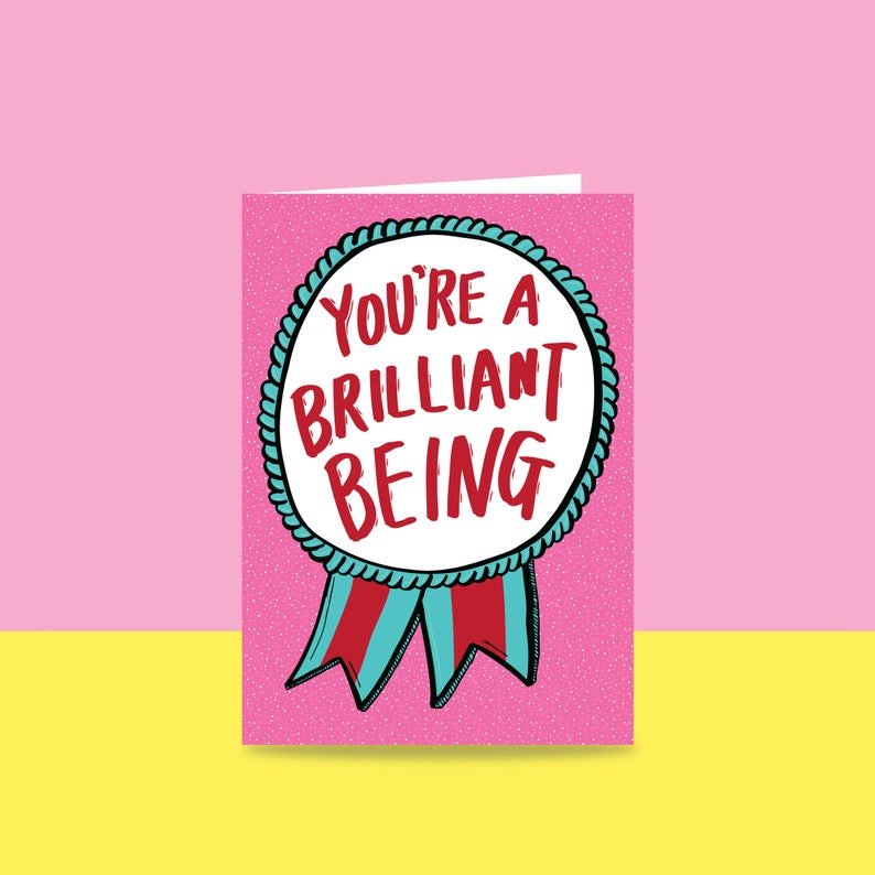 Able and GameAble and Game You're A Brilliant Being Ribbon #same day gift delivery melbourne#