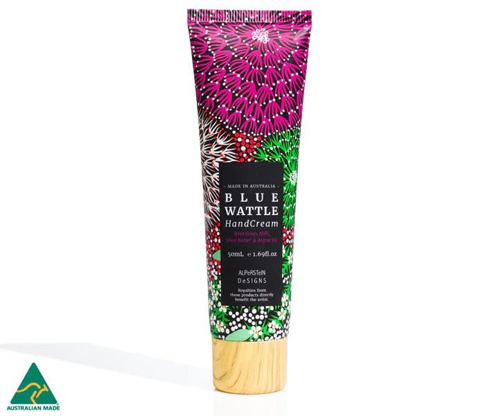 Alperstein DesignsAlperstein Designs Blue Wattle 50ml hand cream #same day gift delivery melbourne#