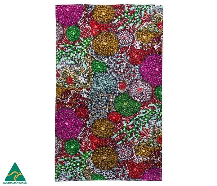 Alperstein Designs Coral Hayes tea towel