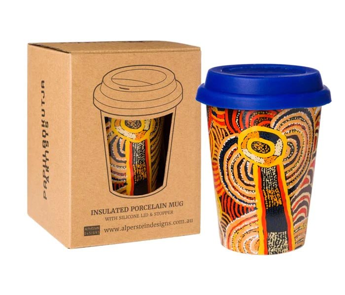 Alperstein DesignsAlperstein Designs Nora Davidson Insulated Coffee Mug #same day gift delivery melbourne#