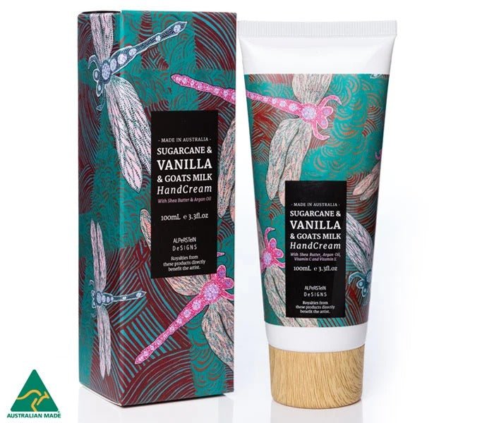Alperstein Designs Sheryl J Burchill Sugarcane & Vanilla hand cream #same day gift delivery melbourne#