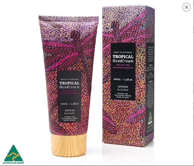 Alperstein DesignsAlperstein Designs Sheryl J Burchill Tropical hand cream #same day gift delivery melbourne#