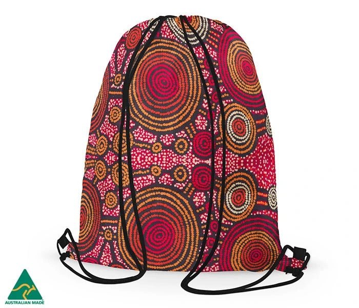 Alperstein Designs Teddy Gibson drawstring bag