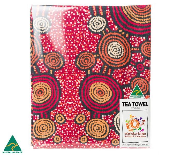 Alperstein Designs Teddy Gibson tea towel