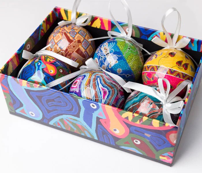 Alperstein Designs The Torch Baubles - Pack of 6