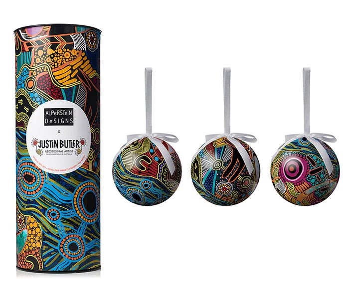 JUSTIN BUTLER BAUBLES Set of 3