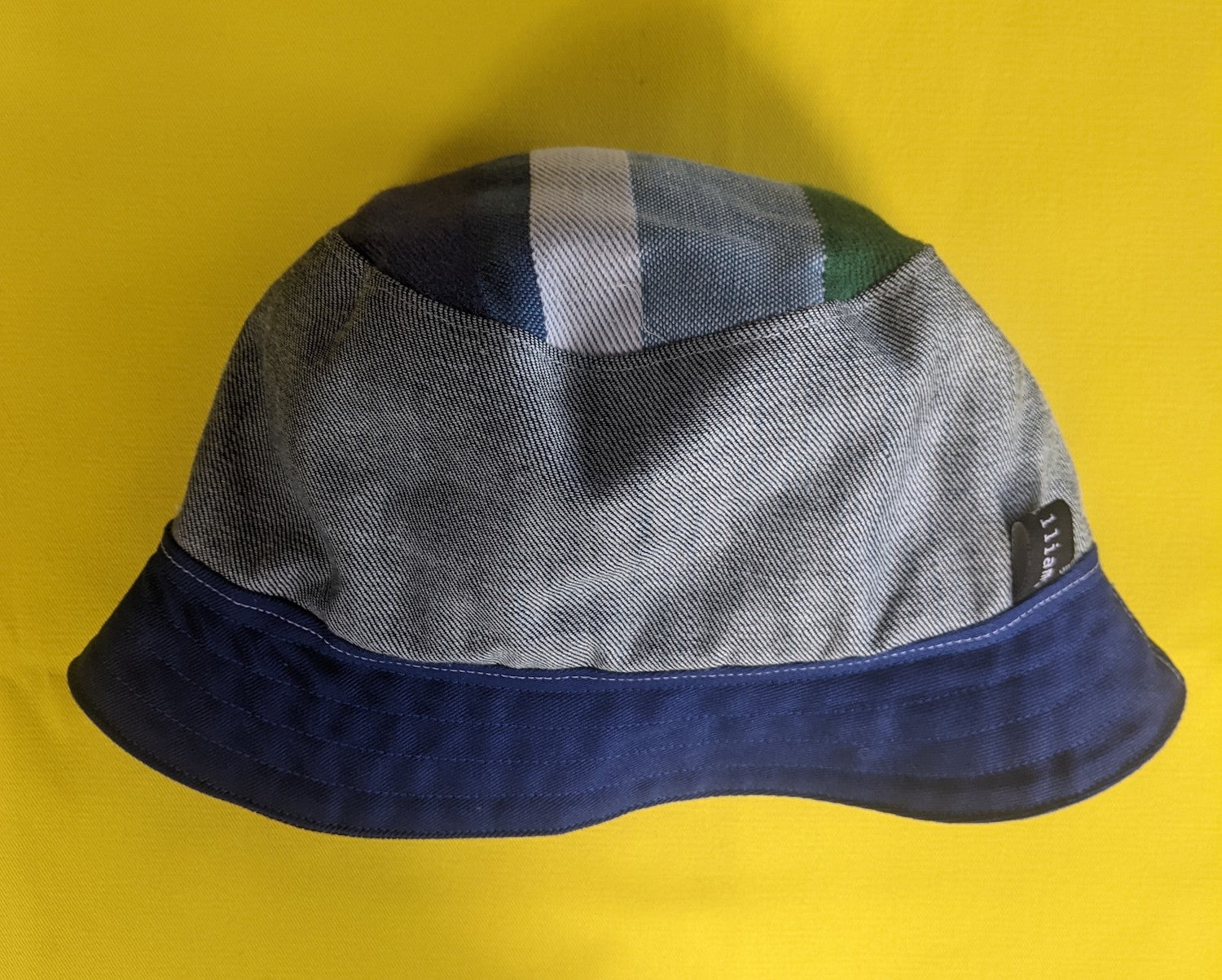 Ana Williams Bucket reversible hat - Denim Patch Work
