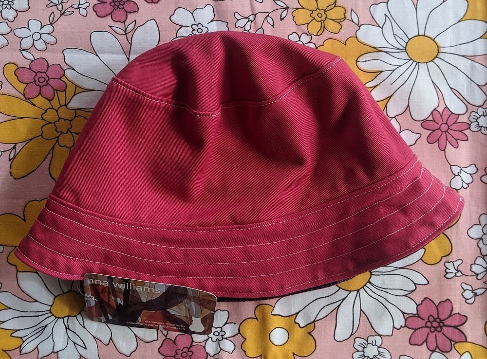Ana Williams Bucket Reversible Hat - Denim Pink