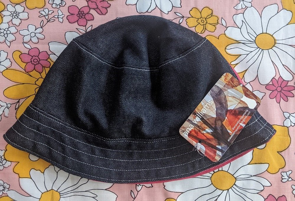 Ana Williams Bucket Reversible Hat - Denim Pink