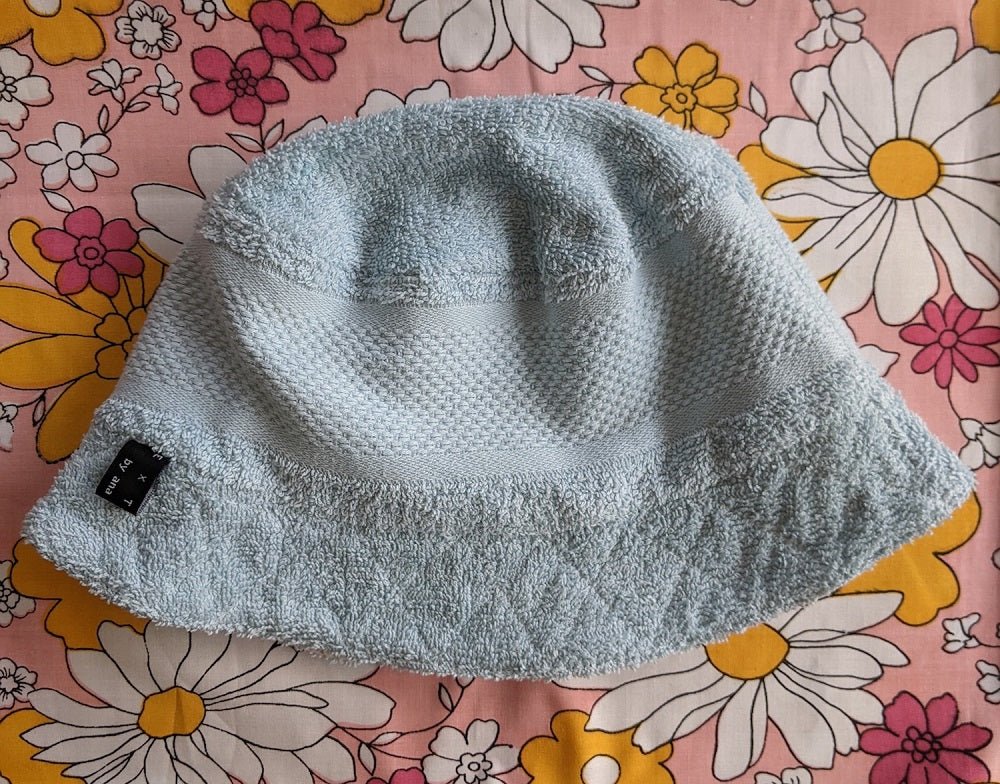 Ana Williams Bucket Reversible Hat - Light Blue Vintage Towel