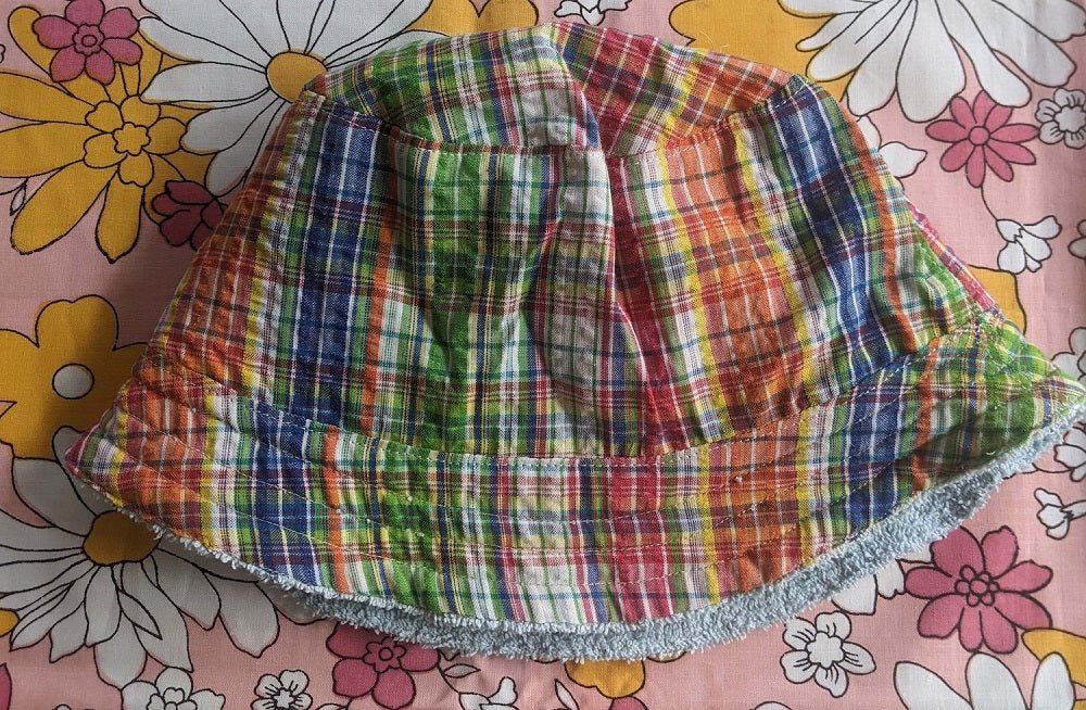 Ana Williams Bucket Reversible Hat - Light Blue Vintage Towel
