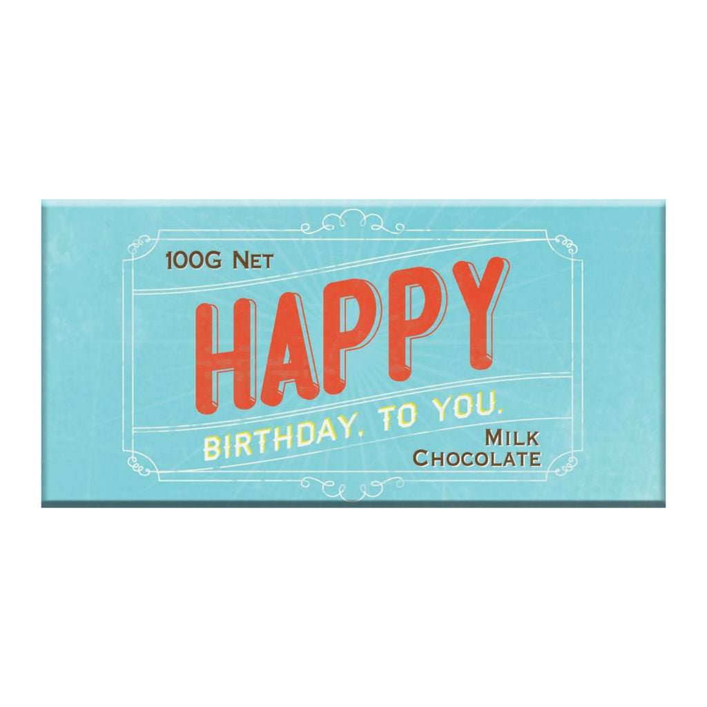 Bellaberry Happy Birthday to you Milk Chocolate