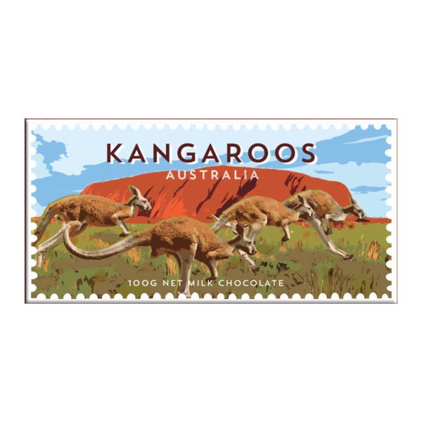 Bellaberry Kangaroos Ayers Rock Milk Chocolate