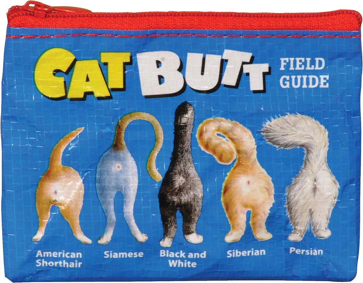 Blue QBlue Q Cat Butt Coin Purse #same day gift delivery melbourne#