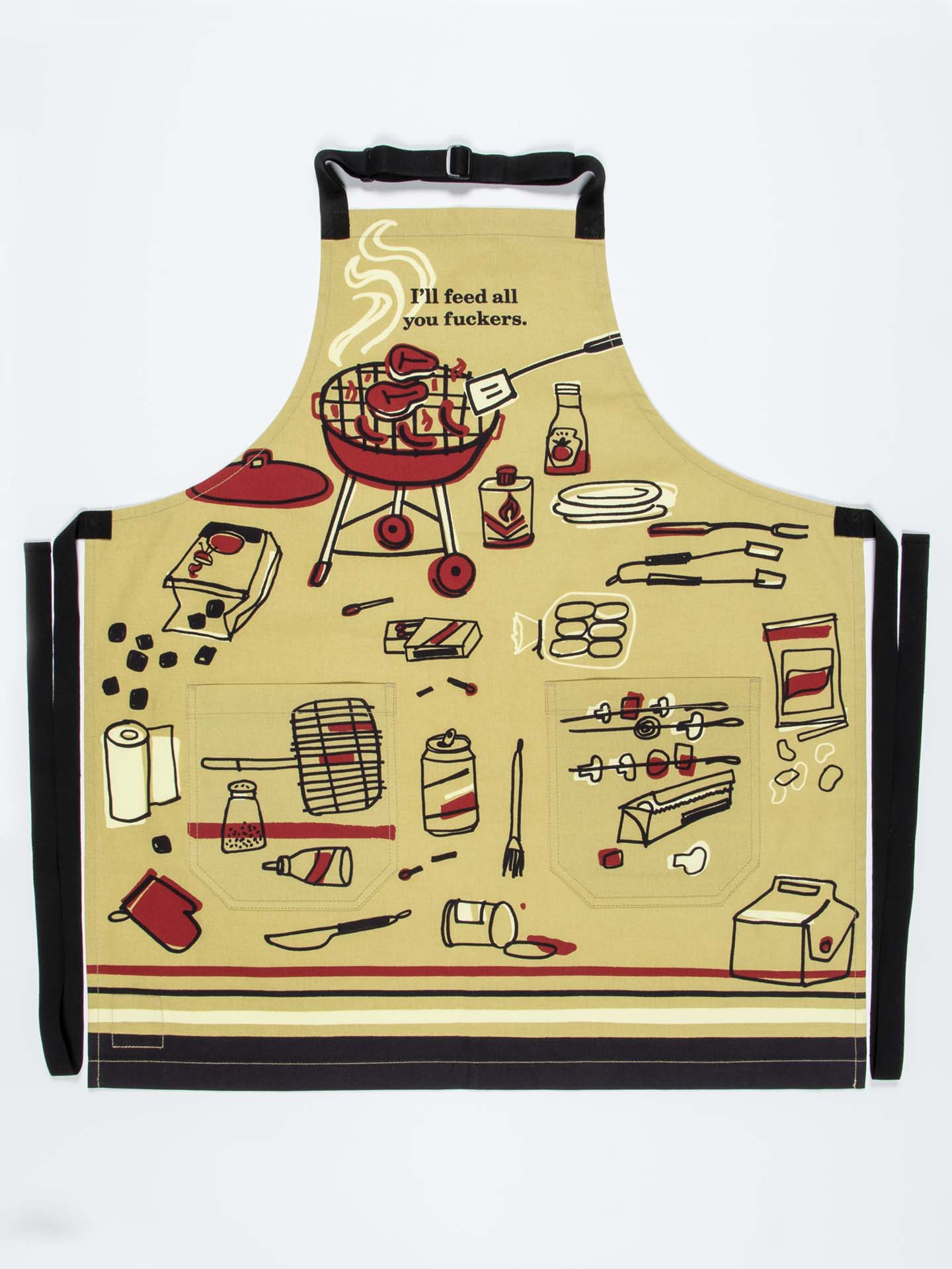 Blue Q Feed You Fuckers Apron