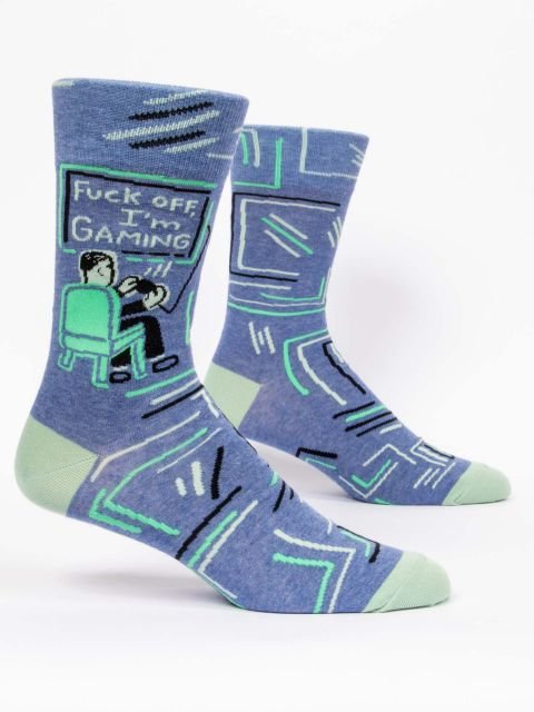 Blue Q Fuck Off I'm Gaming Men's socks