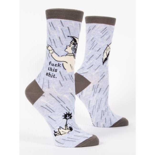 Blue Q Fuck This Shit Women's Crew socks