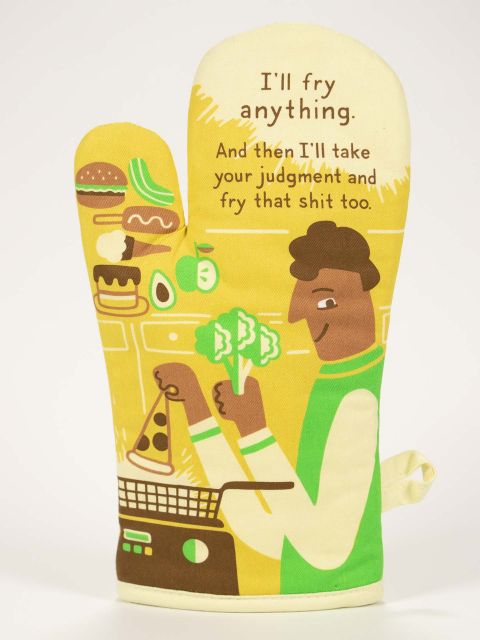 Blue QBlue Q I'll Fry Anything Oven Mitt #same day gift delivery melbourne#