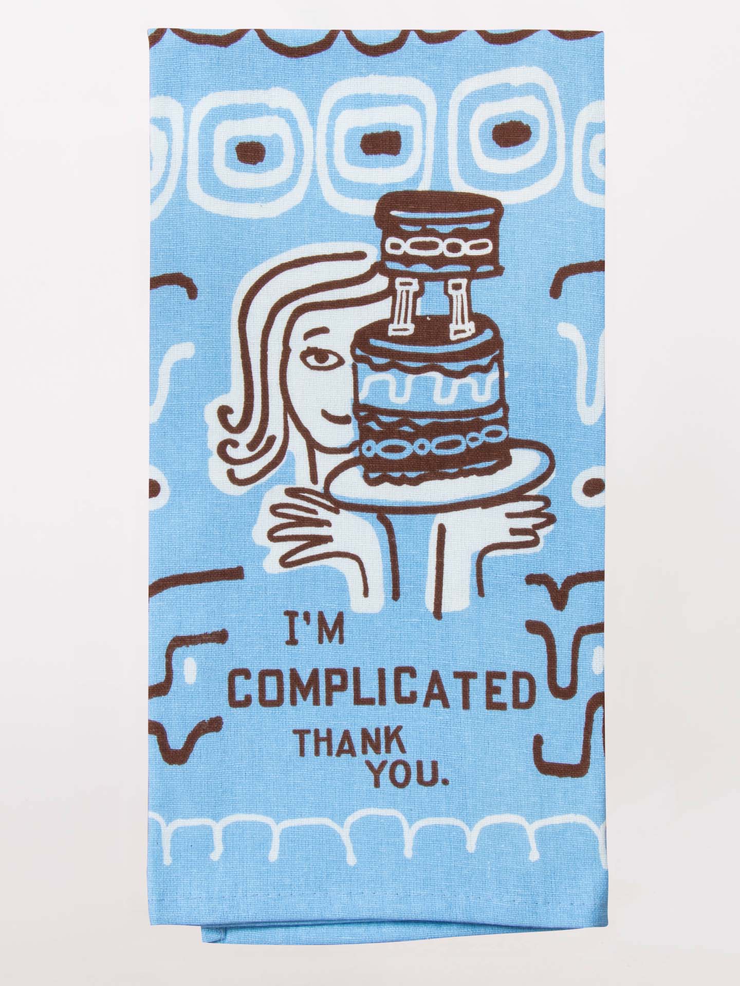 Blue Q I'm Complicated Tea Towel