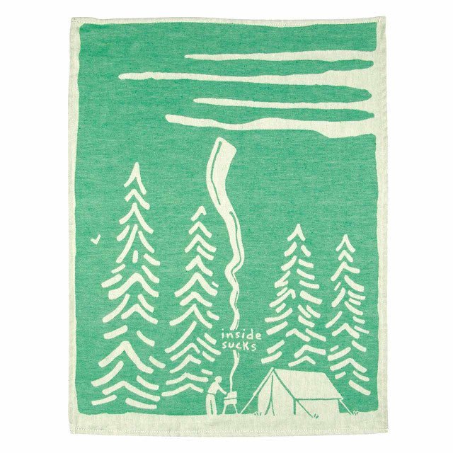 Blue QBlue Q Inside Sucks Tea Towel #same day gift delivery melbourne#