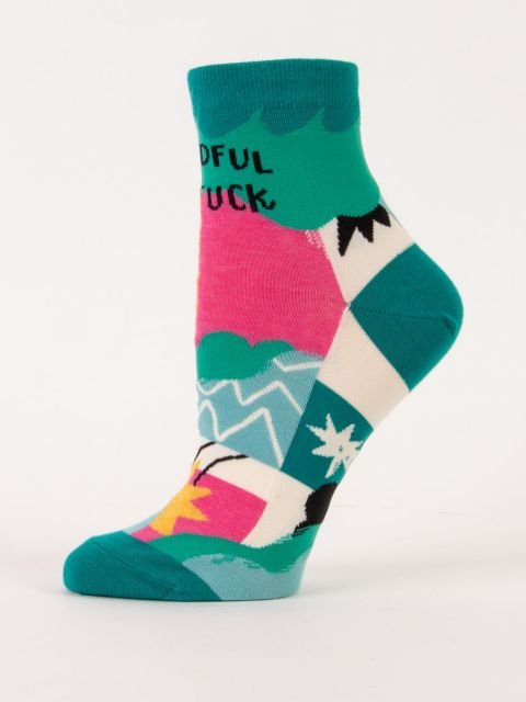 Blue Q Mindful as Fuck Women's Ankle Socks