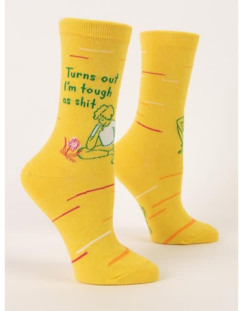 Blue Q Tough as Shit Women's Crew socks