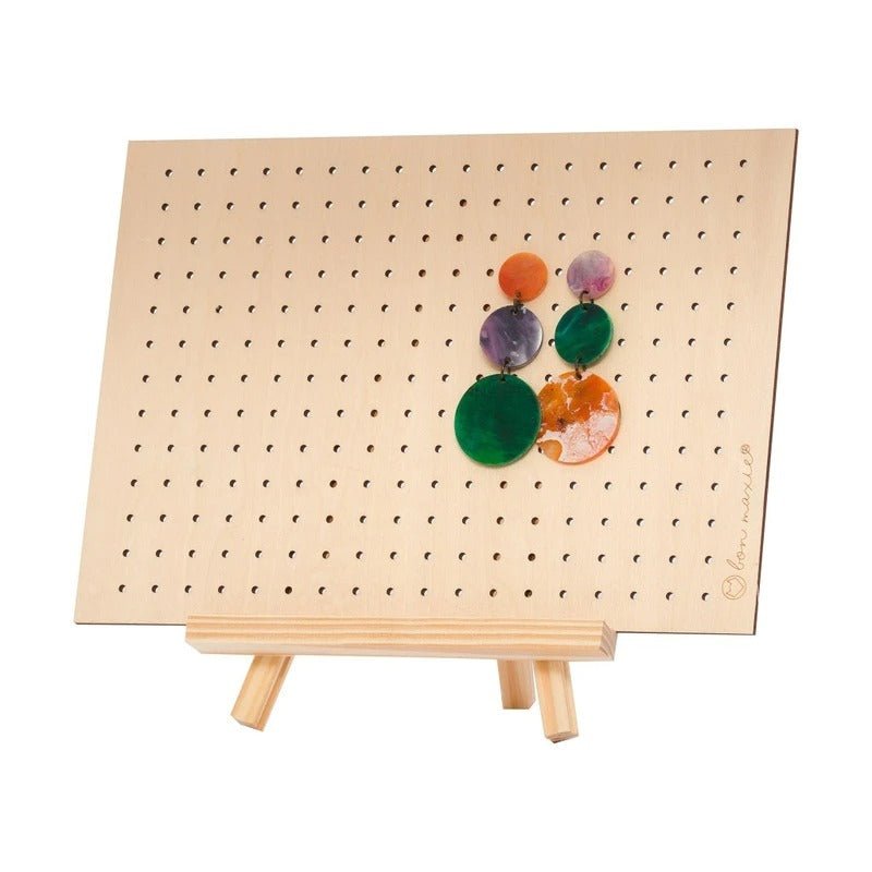 Bon MaxieBon Maxie Standing Earring Holder - Natural Wood #same day gift delivery melbourne#