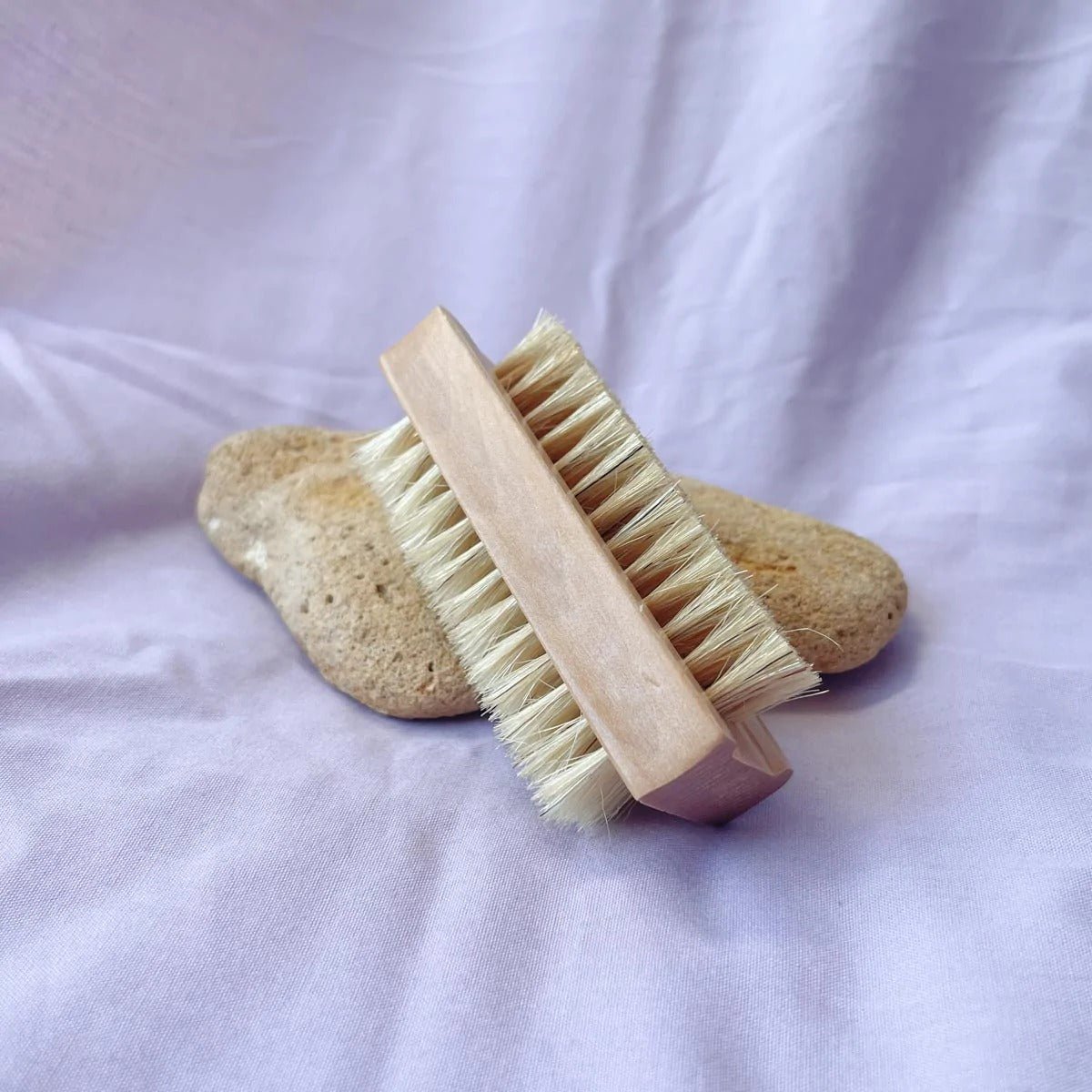 Brush It On Double-Sided Bamboo Sisal Nail Brush