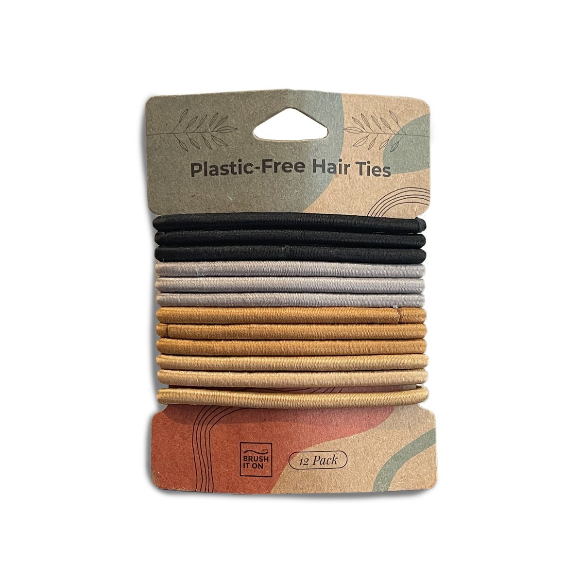 Brush It On Plastic-free Hair Ties 12 pack