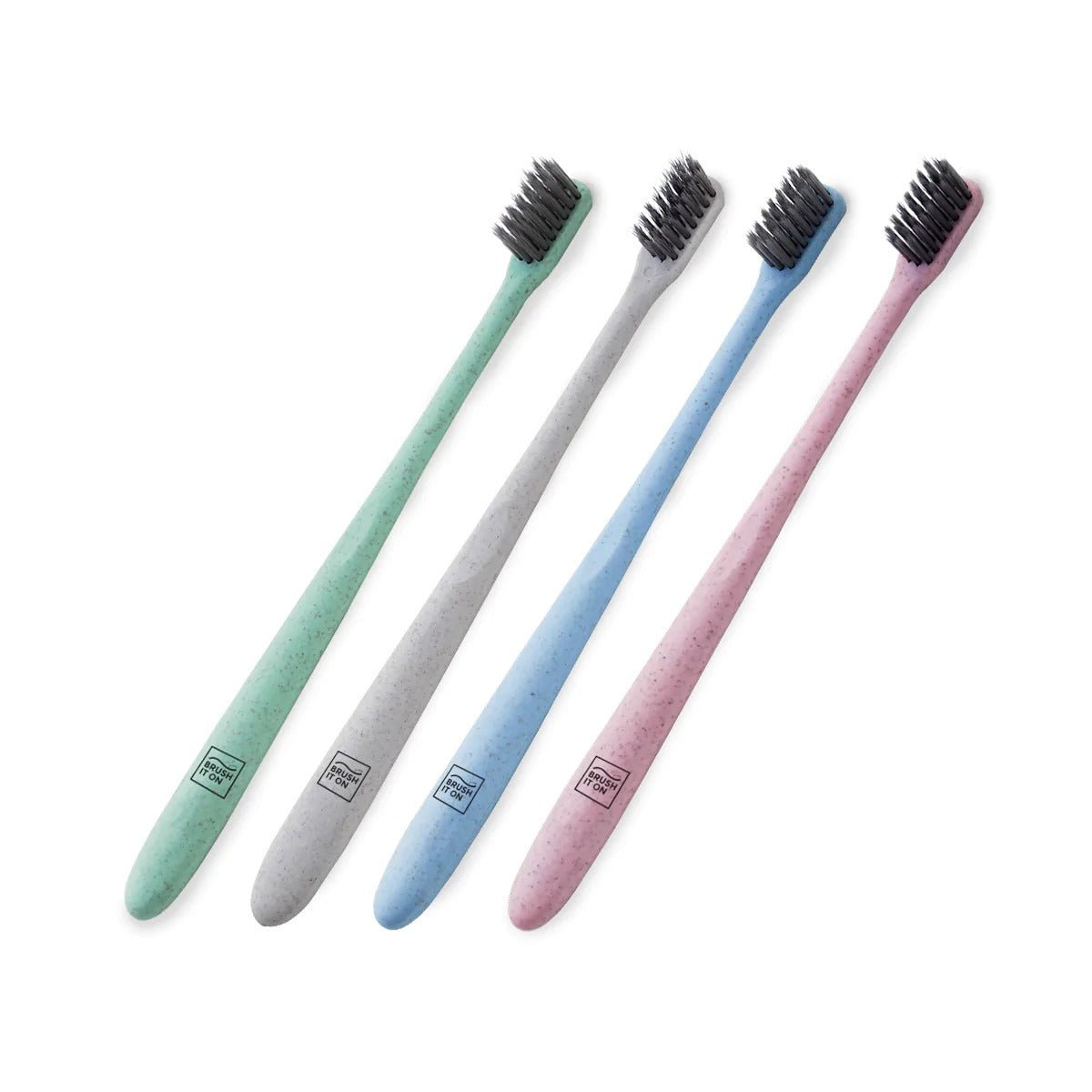 Brush It On Wheat Straw Toothbrush: 4 Pack #same day gift delivery melbourne#