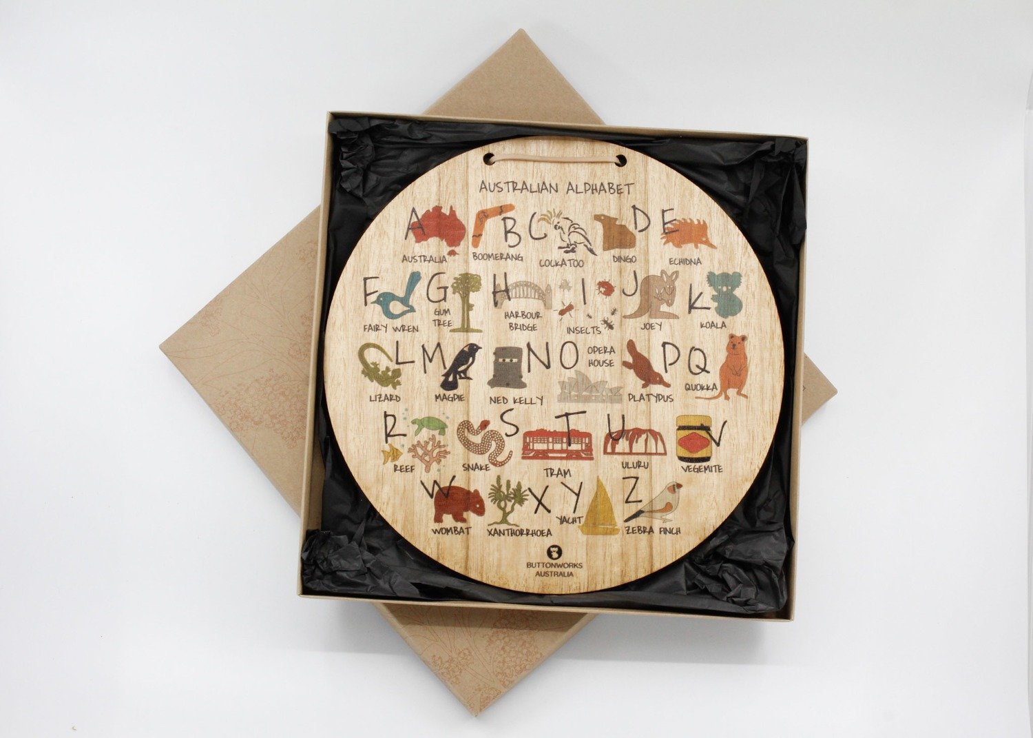 Buttonworks Australian Alphabet Wall Hanging