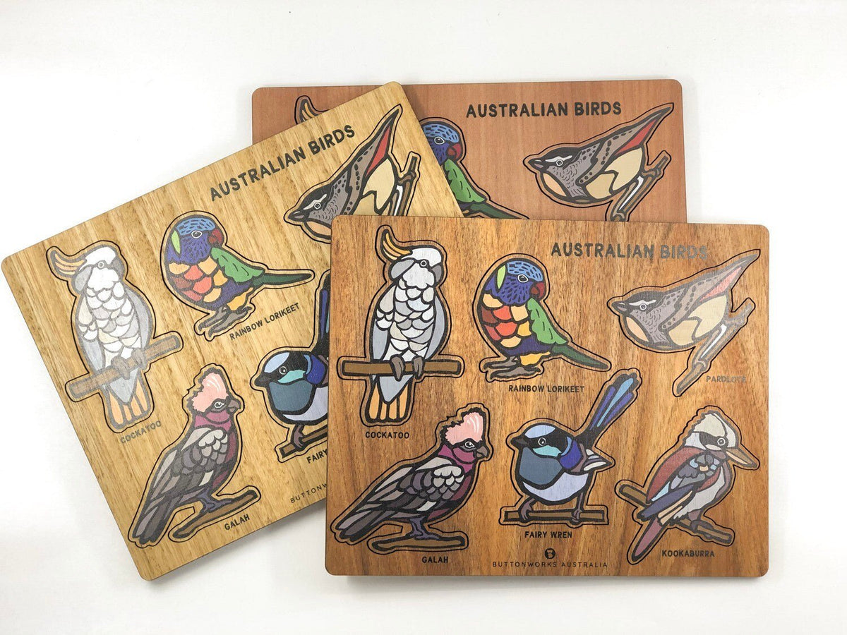 ButtonworksButtonworks Australian Birds Puzzle #same day gift delivery melbourne#